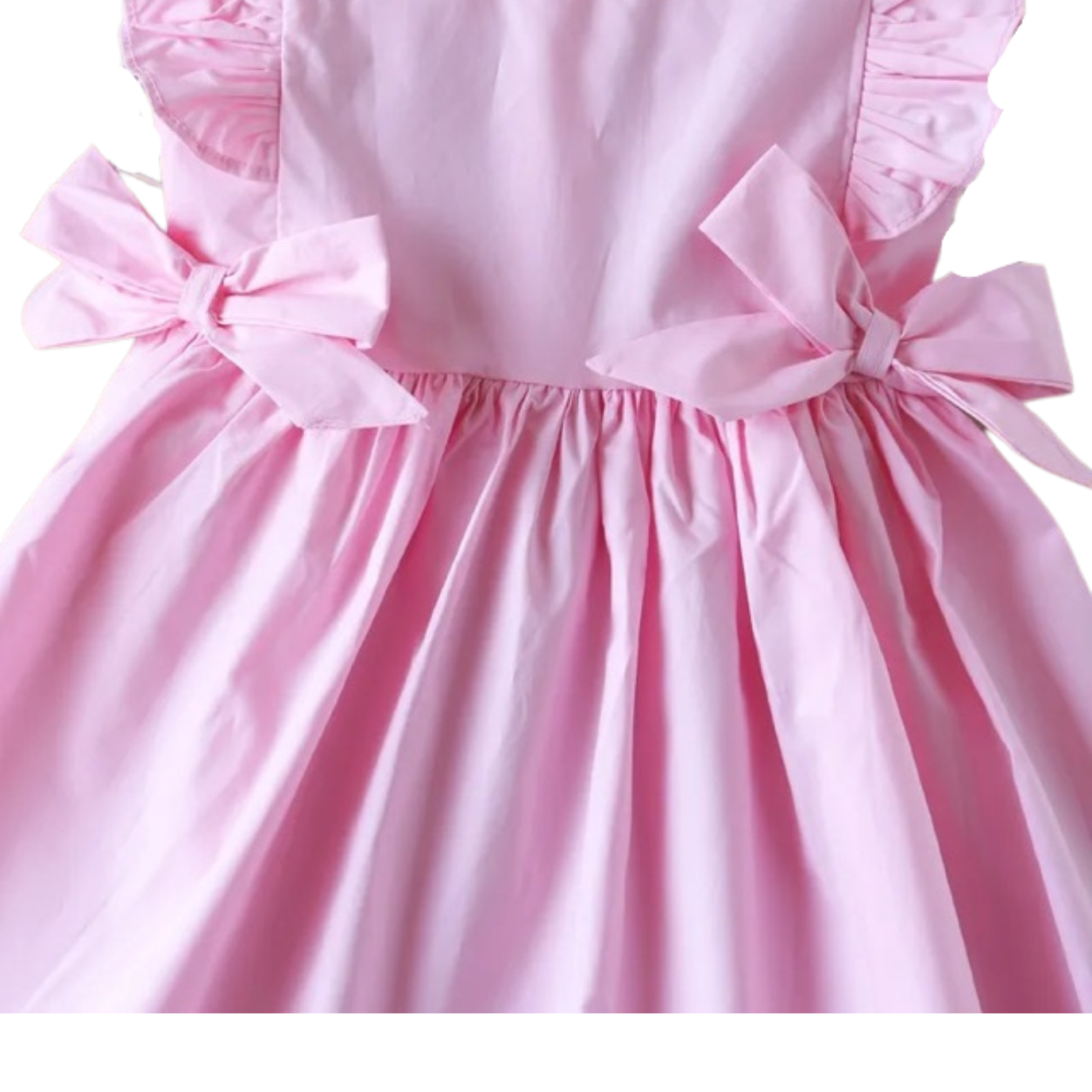 Girls Pink Bow Boutique Dress Pink Poodle Designz