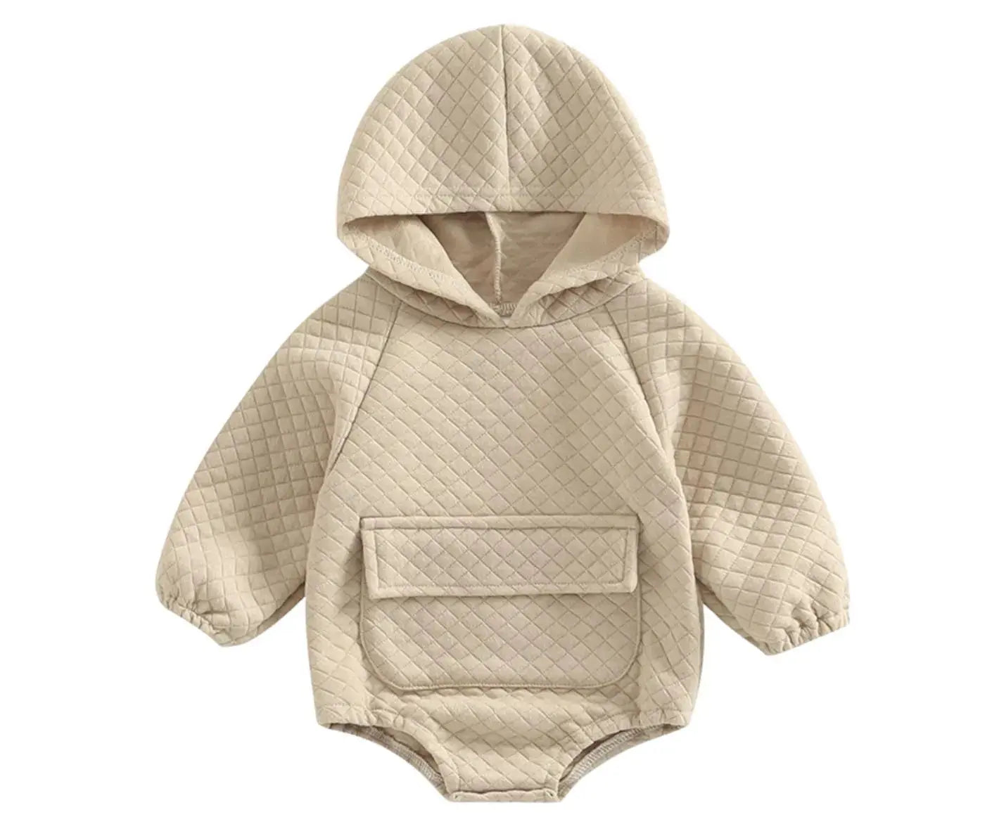 Preorder Infant/ Toddler Quilted Long Sleeve Hoodie Romper ***Closing 9/25*** (Copy) Pink Poodle Designz