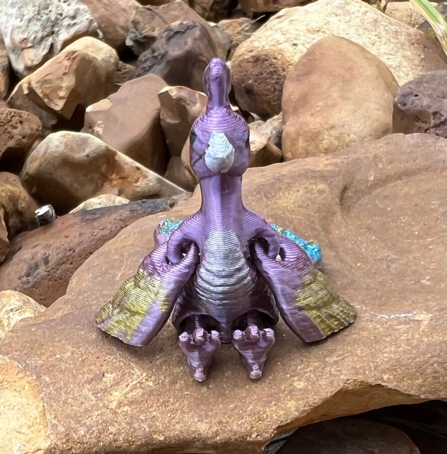 3D Printed Hand Painted Flexi Flying Creatures (KEK CREATIONS) Pink Poodle Designz