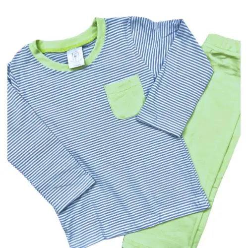 Boys Winter Stripes Collection Pants Set & Romper Pink Poodle Designz