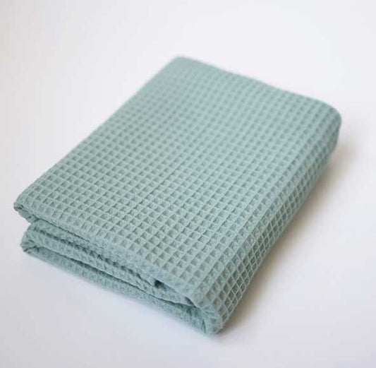 Copy of Organic Knit Gauze Pom Pom Baby Swaddle Blanket Pink Poodle Designz