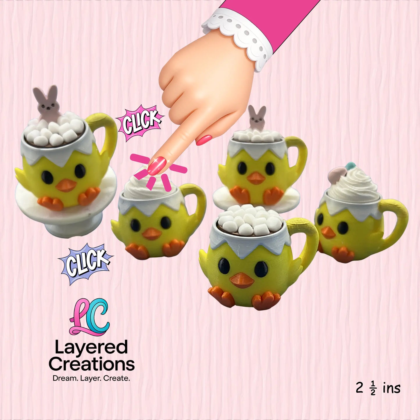 Easter Clickers (Yum 3D & Clickify 3D) Pink Poodle Designz
