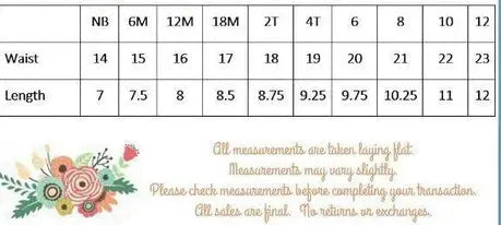 Girl's Ruffle Shorts Sew Sweet Blanks