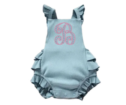 Girls Ruffle Bubble Bum Sunsuit (3 Colors) Pink Poodle Designz