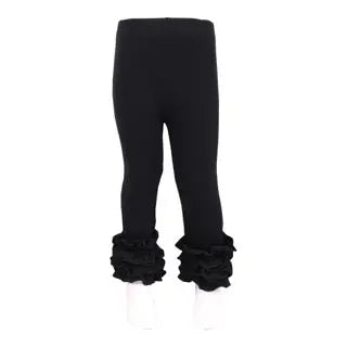 Girls Ruffle Leggings Pink Poodle Designz