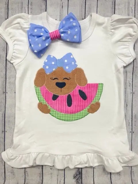 Kids Summer Ready To Ship Pink Poodle Designz