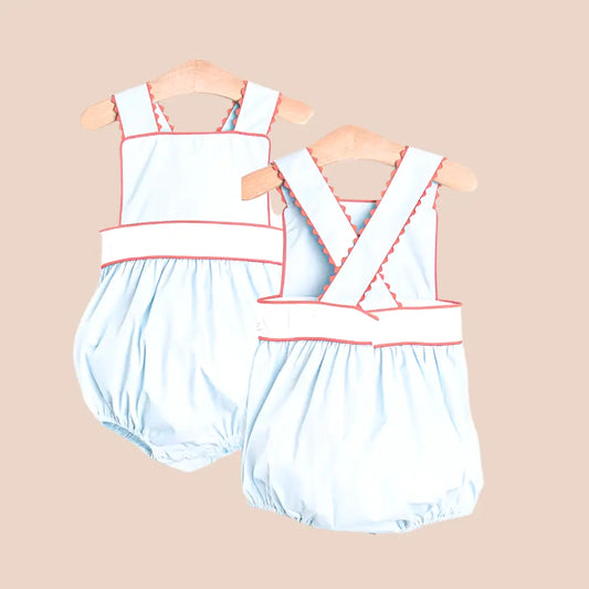 Light Blue Woven Sets Pink Poodle Designz