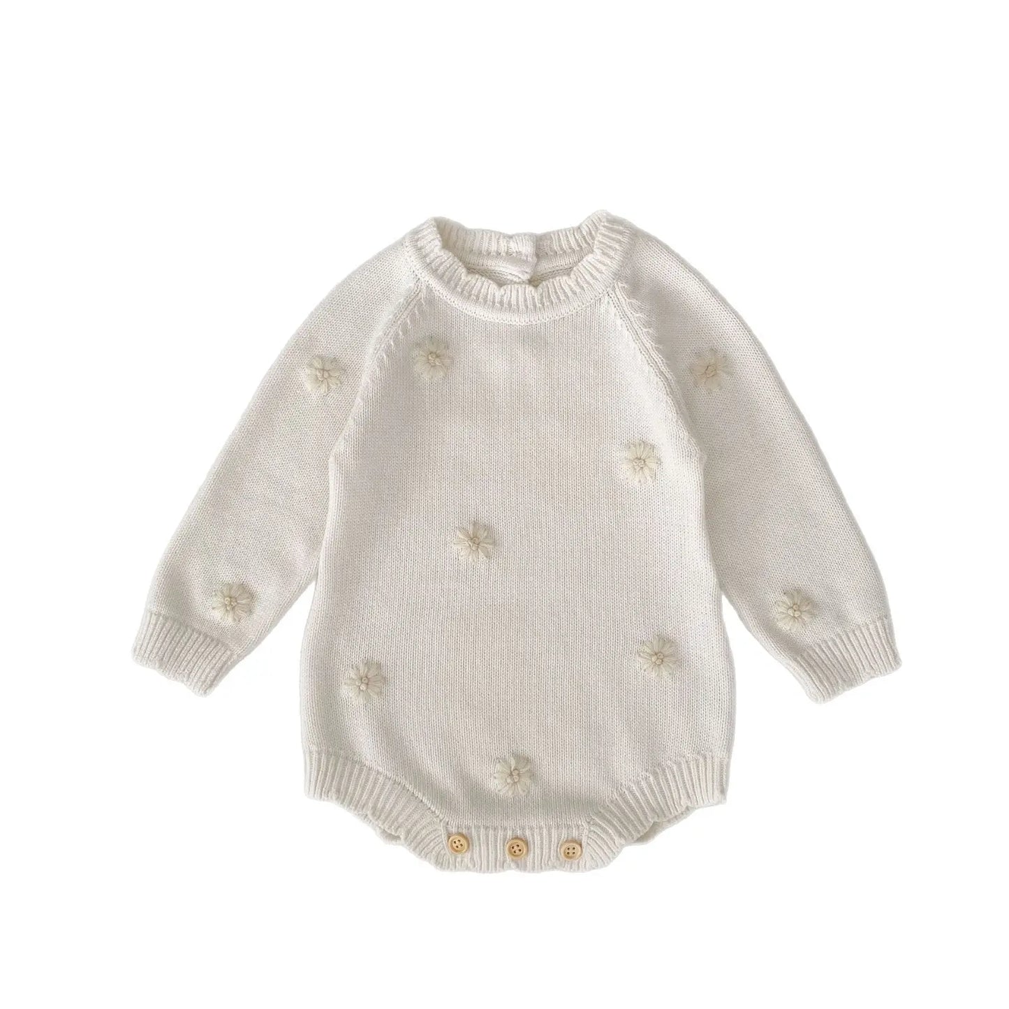 PREORDER Boutique Style Sweater Bubble Rompers Pink Poodle Designz