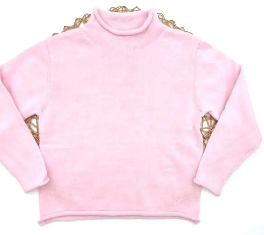 PREORDER ROUND 2 PPD Signature Unisex Roll Neck Sweater Pink Poodle Designz
