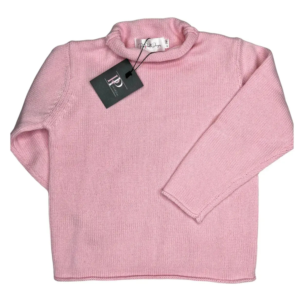 PREORDER ROUND 2 PPD Signature Unisex Roll Neck Sweater Pink Poodle Designz