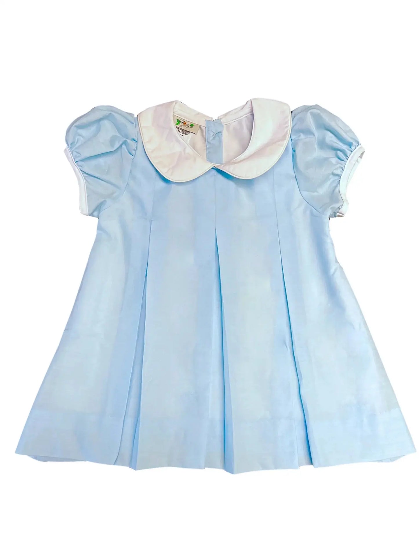Pleated Cotton Dress Pink Poodle Designz