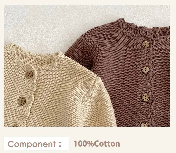 PREORDER Scallop Edge Cardigan Sweaters ***CLOSING ****8/6**** Pink Poodle Designz