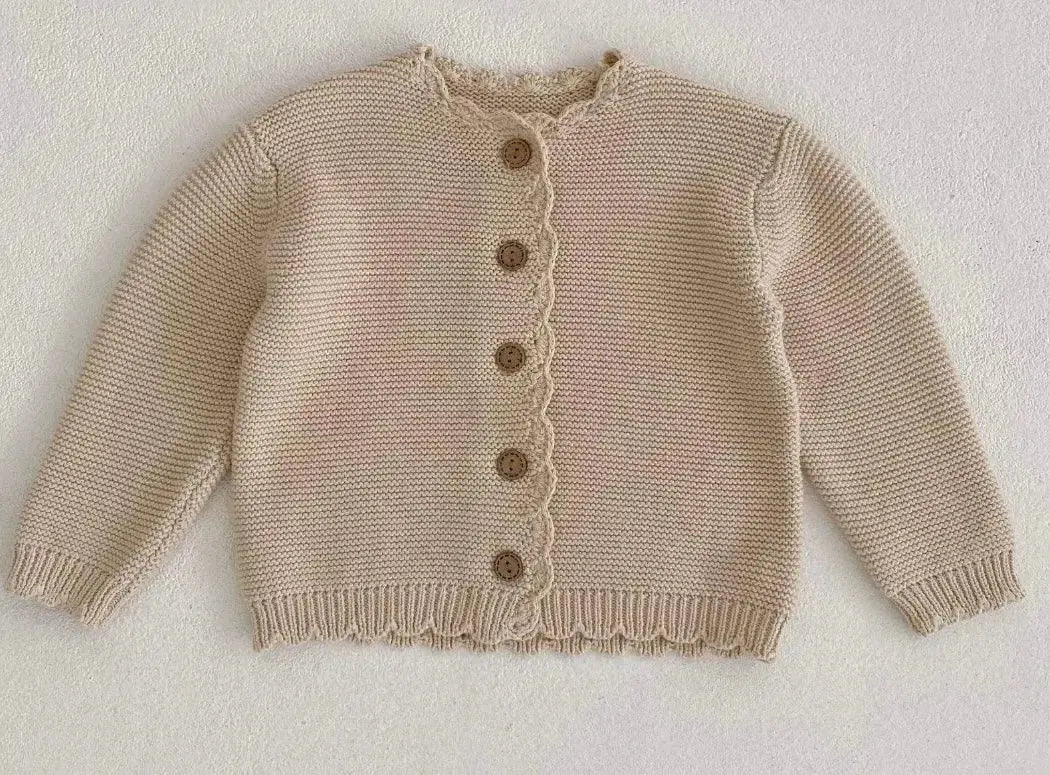 PREORDER Scallop Edge Cardigan Sweaters ***CLOSING ****8/6**** Pink Poodle Designz