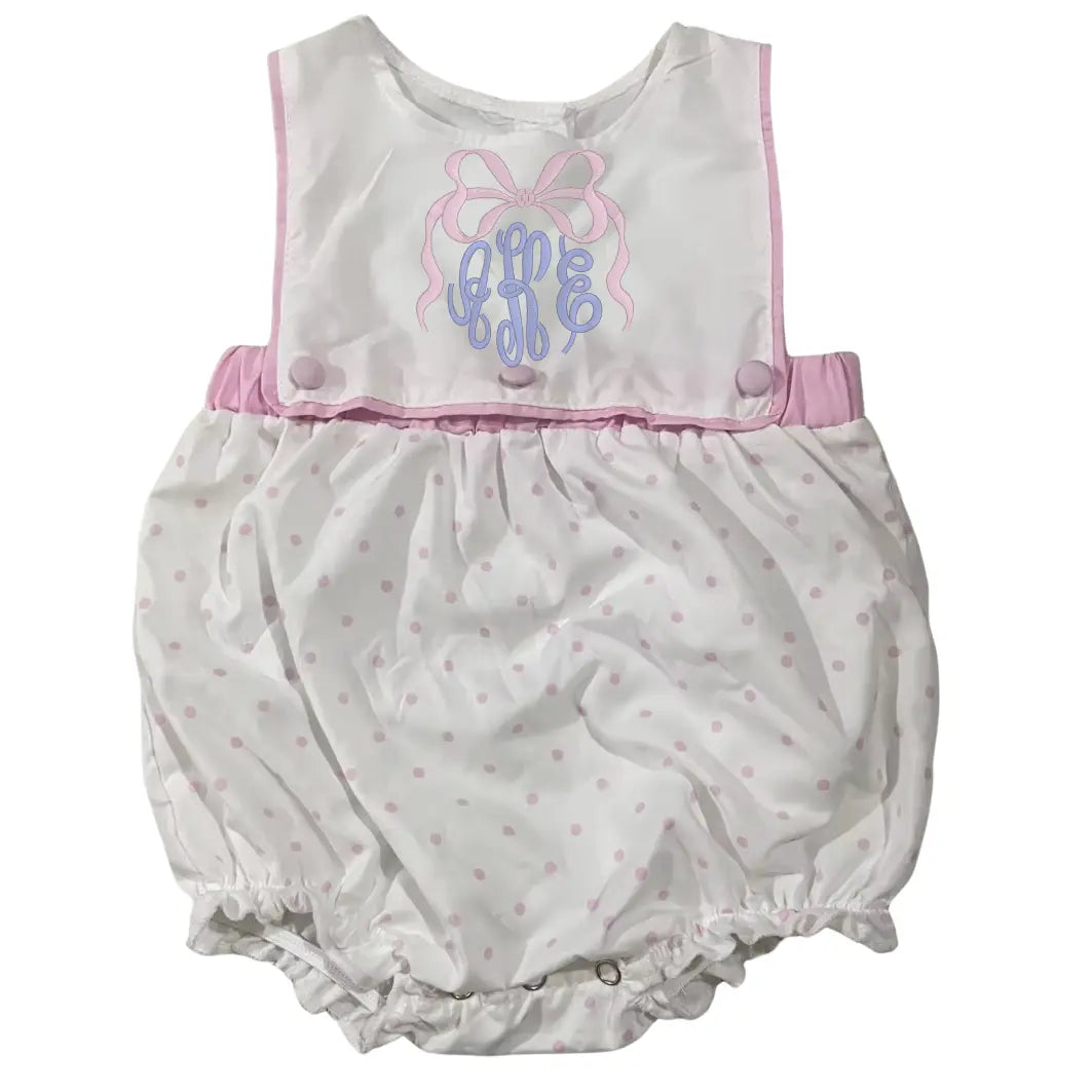 Swiss Dot Bubble Pink Poodle Designz