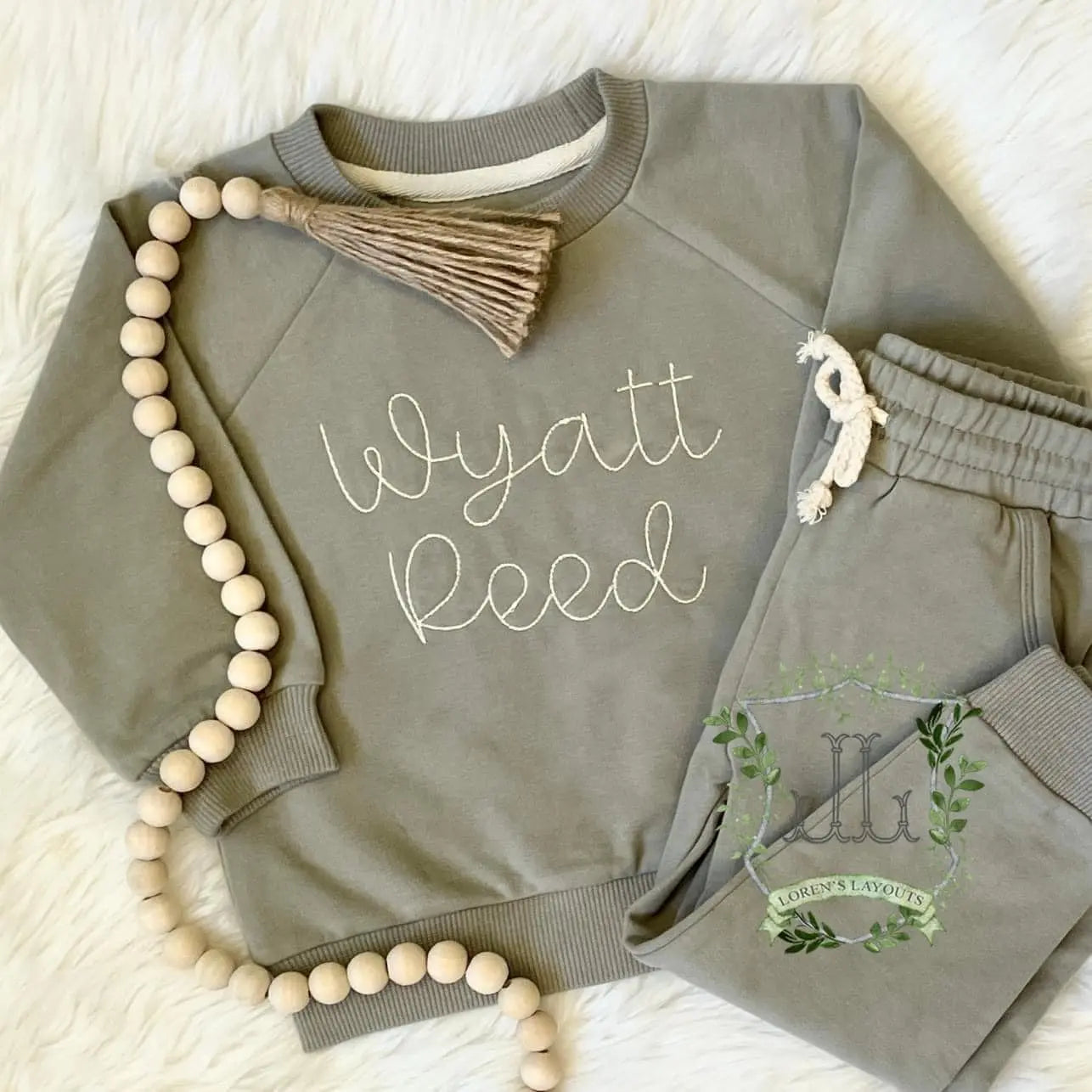 Unisex 2-Piece Set Hoodie Jogger Pants Set (Lilac, Pink, Blue, Green) Pink Poodle Designz