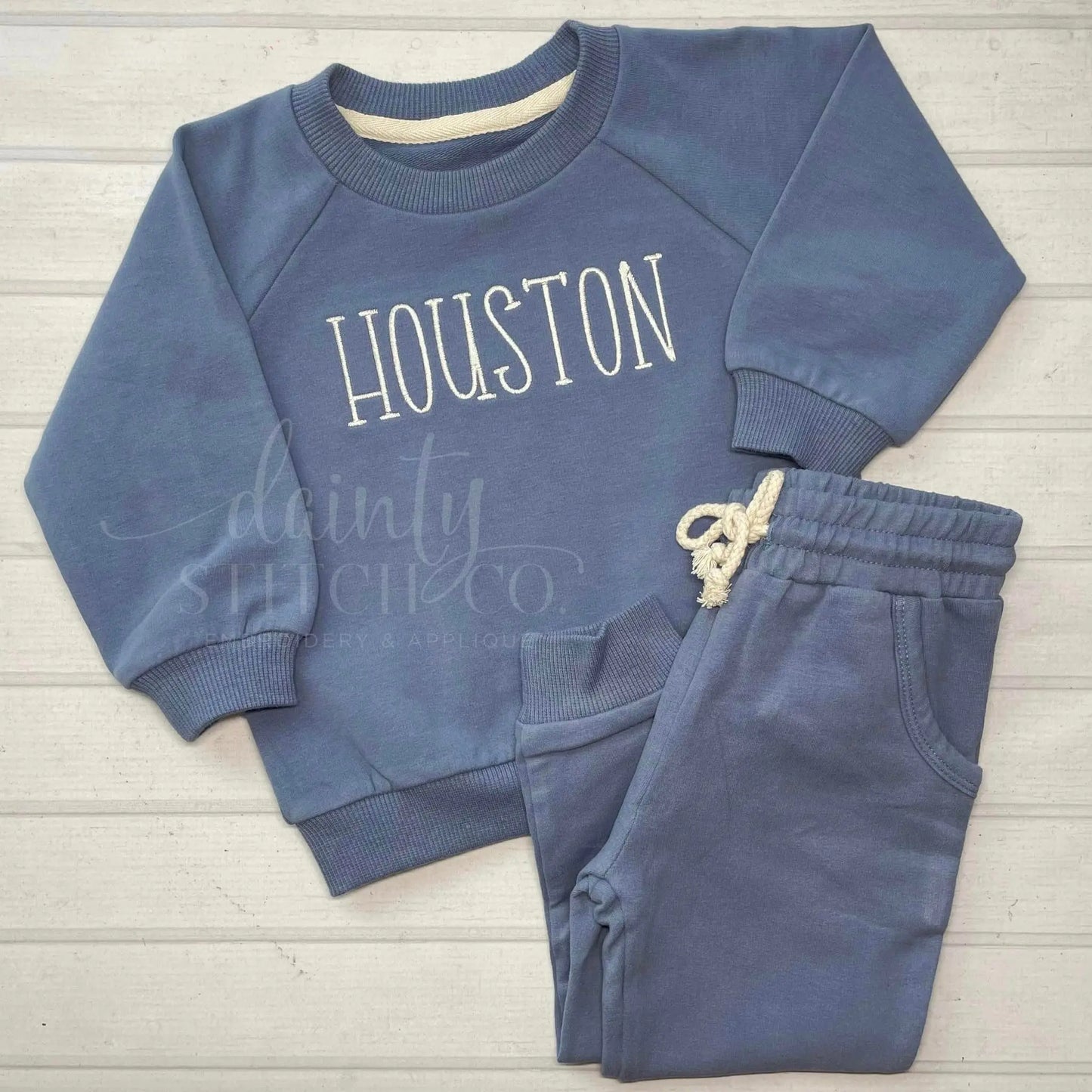 Unisex 2-Piece Set Jogger Pants Set Pink Poodle Designz