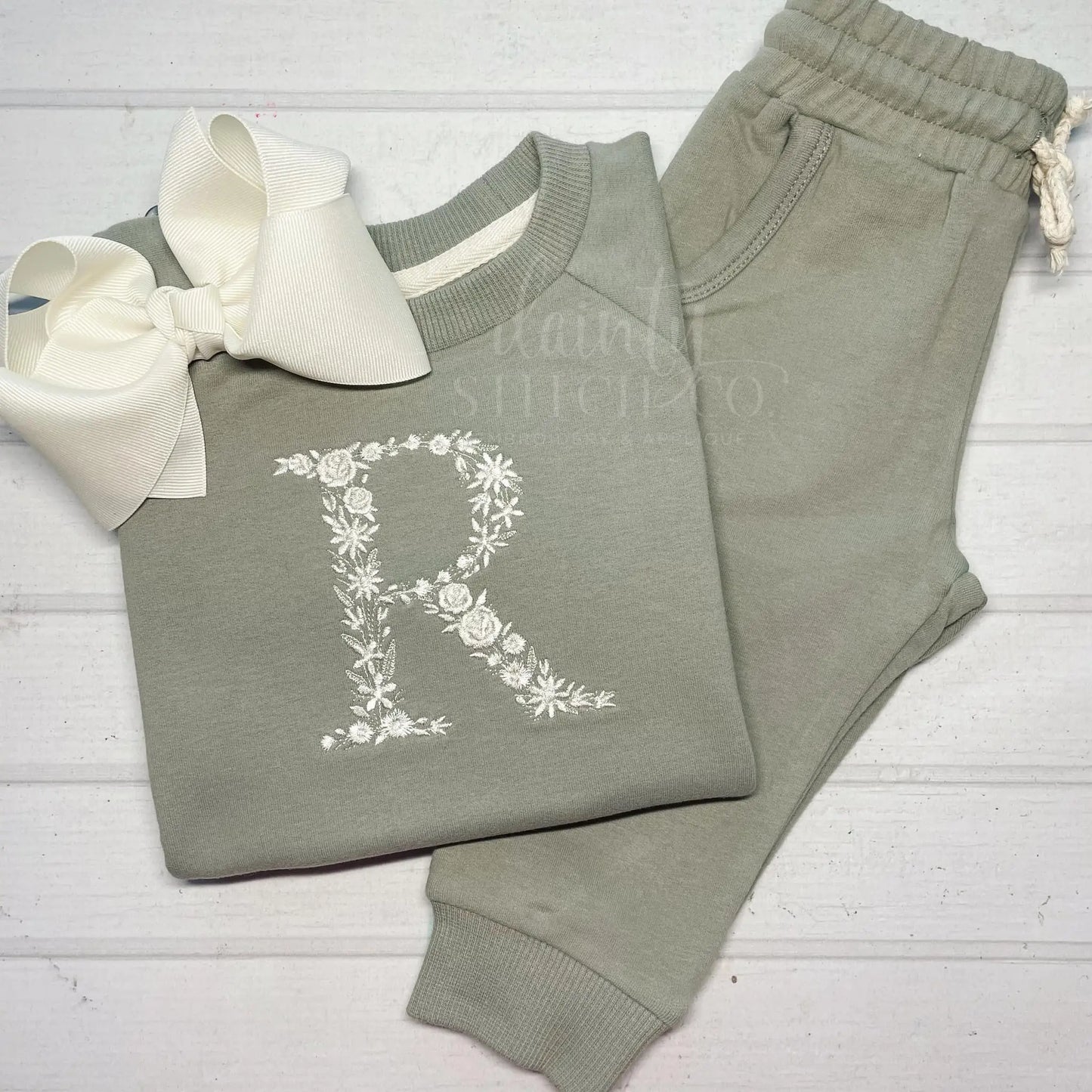 Unisex 2-Piece Set Jogger Pants Set Pink Poodle Designz