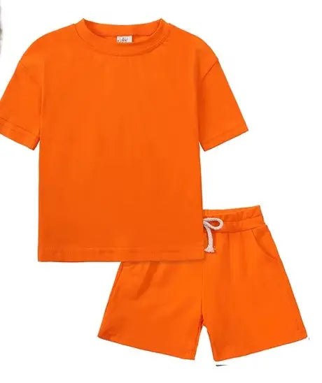 Unisex Cotton Short Sets Pink Poodle Designz