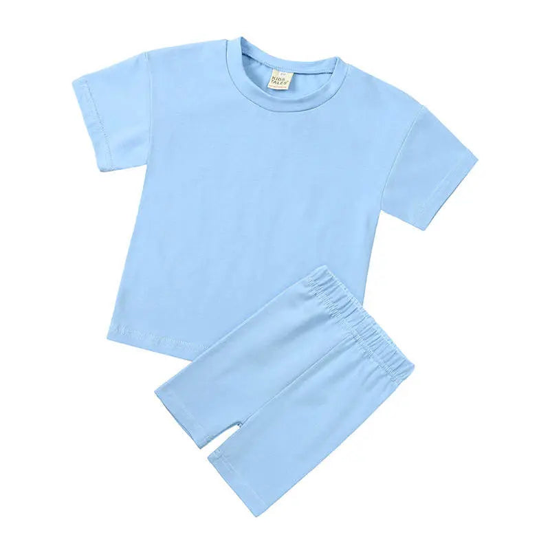 Wholesale Girls Cotton Short Sets Pink Poodle Designz