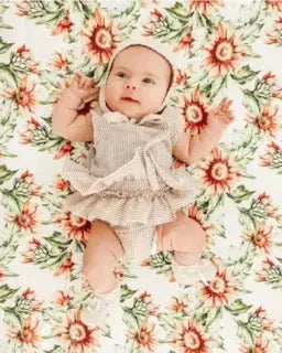 Peplum Sunsuit Ruffle Muslin Romper Pink Poodle Designz