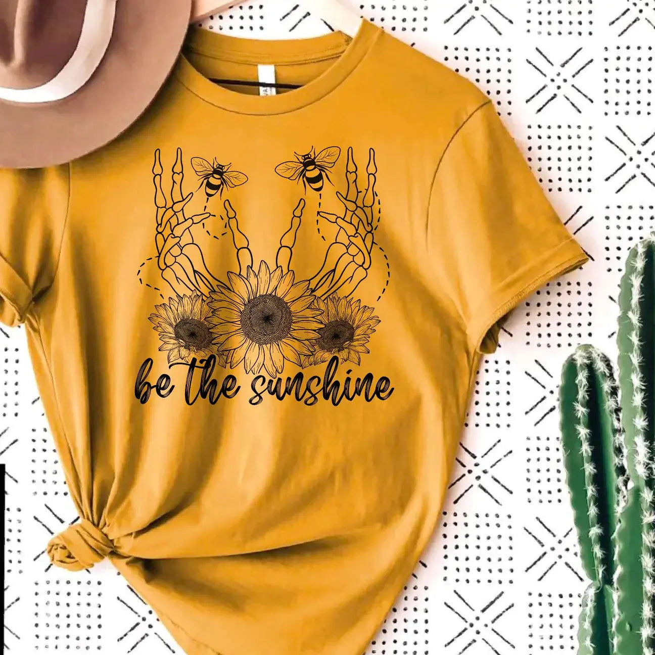 Be The Sunshine Short Sleeve Tee Pink Poodle Designz