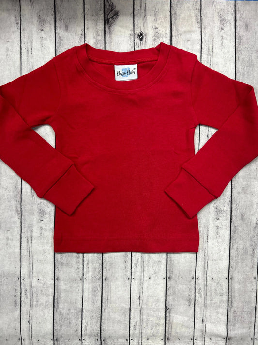 Christmas Red & Plaid Unisex Pajamas Bayou Blanks