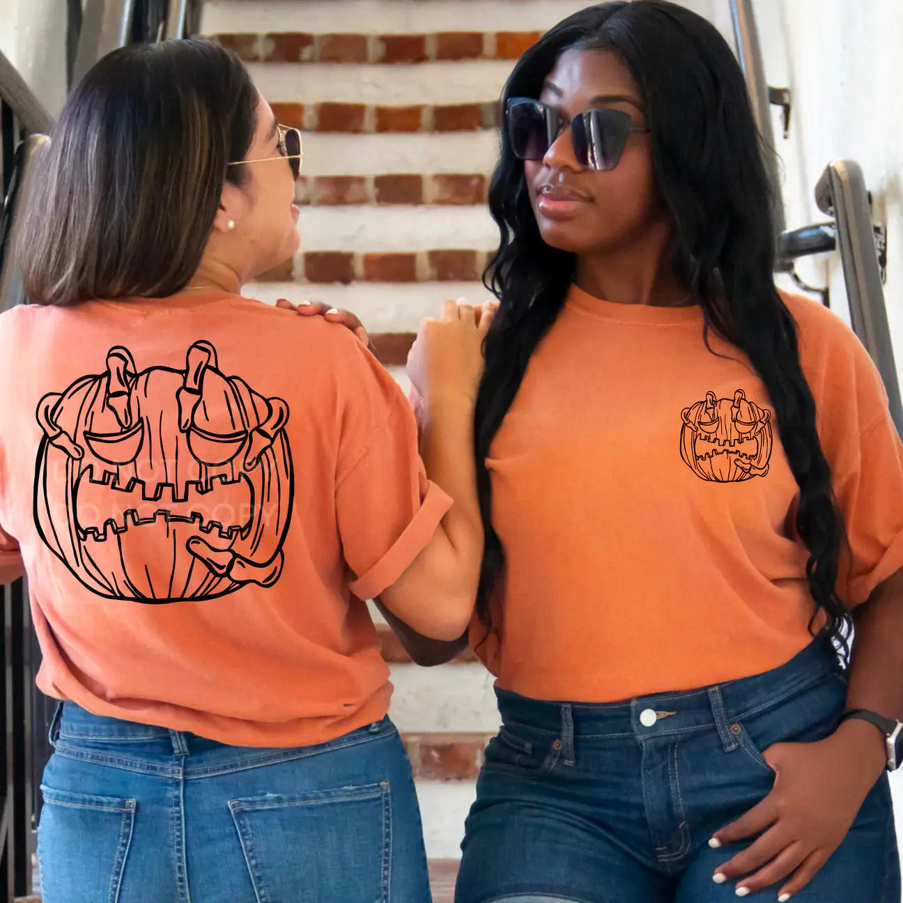 Halloween/Fall Long & Short Sleeve Tees 3 Pink Poodle Designz