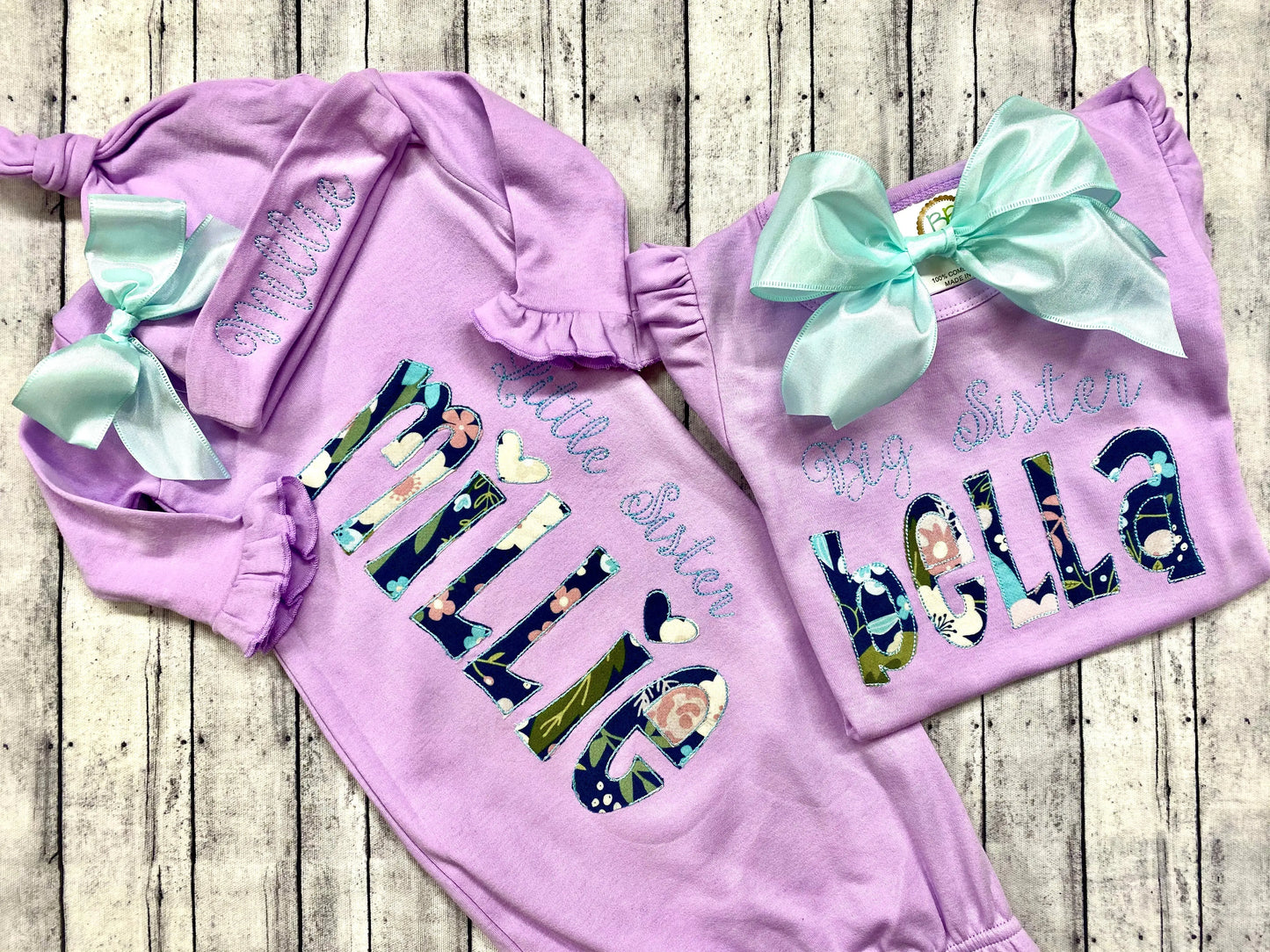 Infant Girl's Long Sleeve Ruffle Infant Gown with Hidden Zipper Blanks Boutique