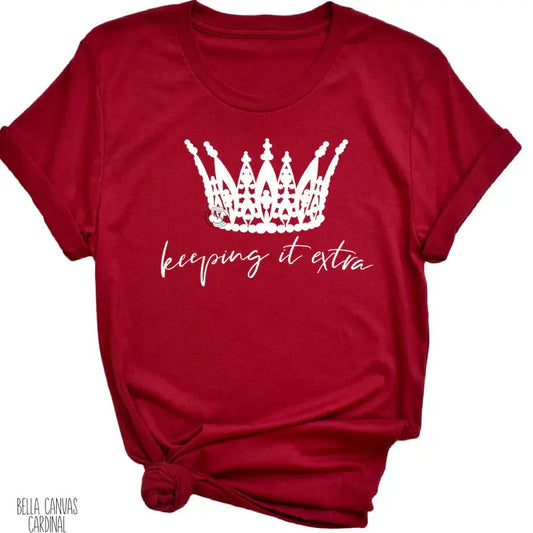 Keeping It Extra Short Sleeve Tee Pink Poodle Designz