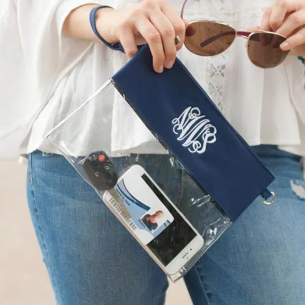 Monogrammed Clear Stadium Purse Blanks Outlet