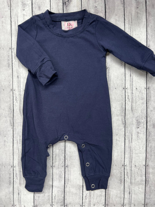 Monogrammed Newborn Romper Pepper & Oliver