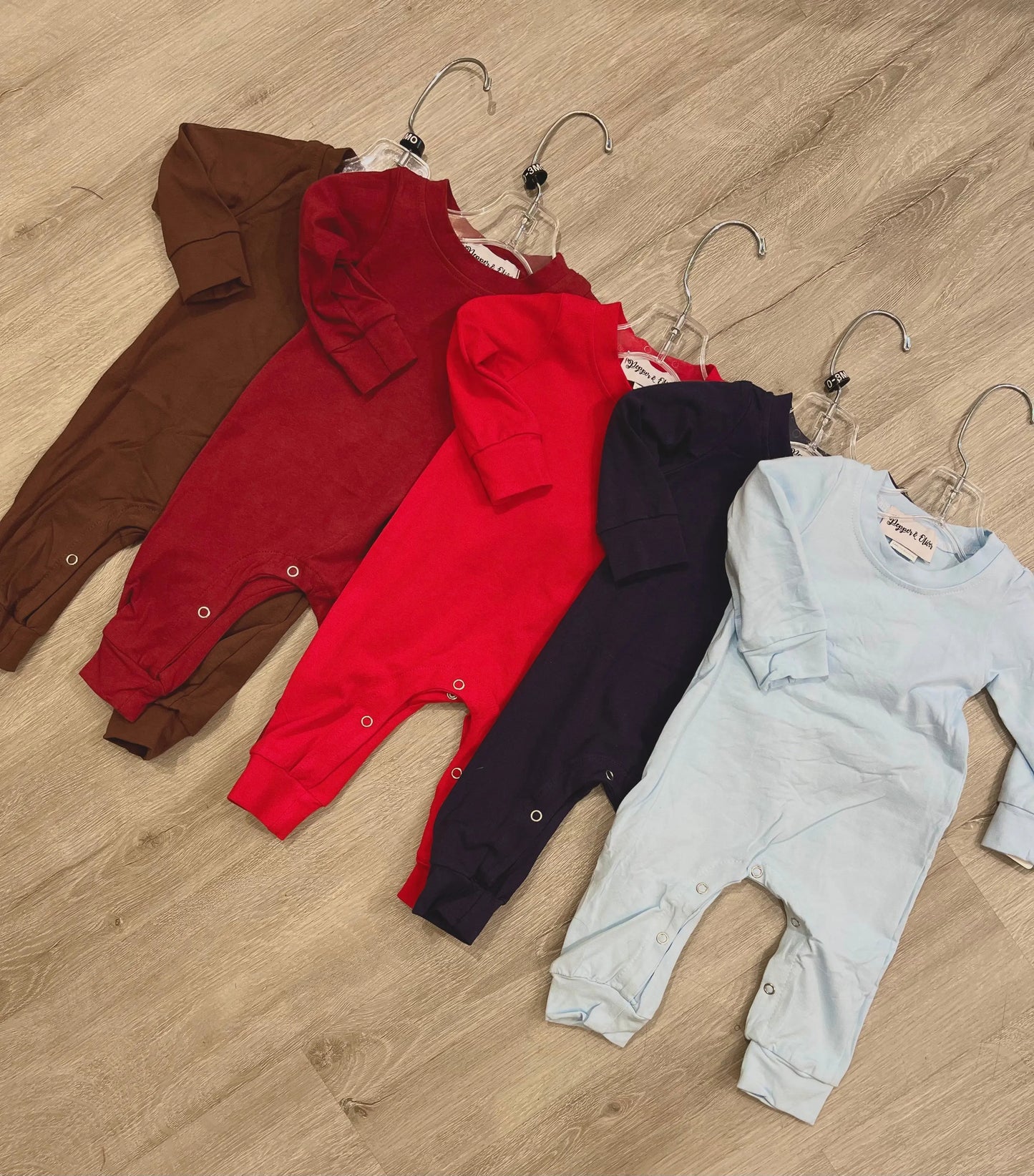 Monogrammed Newborn Romper Pepper & Oliver