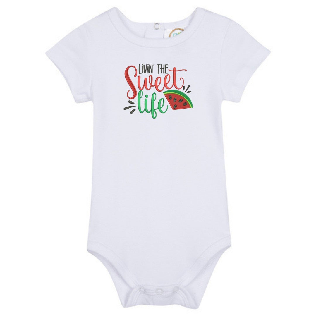 Monogrammed Unisex Short Sleeve Bodysuit Blanks Boutique