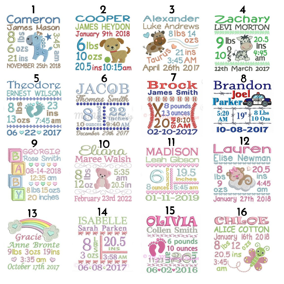 Personalized Keepsake Stuffed Sloth pinkpoodledesignz