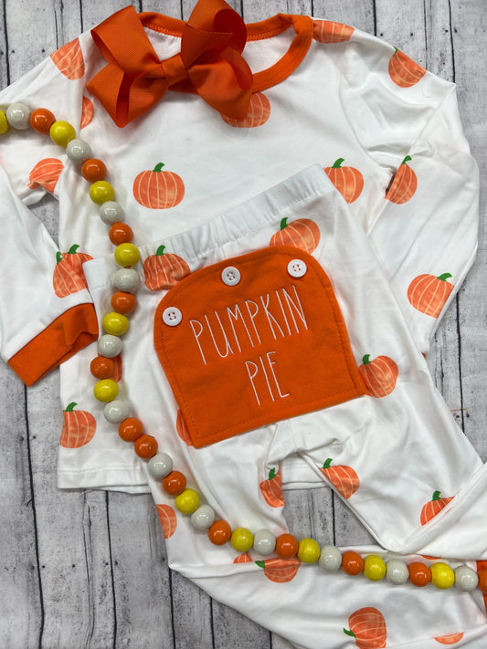 Pumpkin Dream - Fall Faux Buttflap Pajamas Sugarbee Blanks