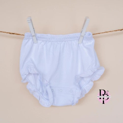 Ruffle Baby Bloomers Pink Poodle Designz