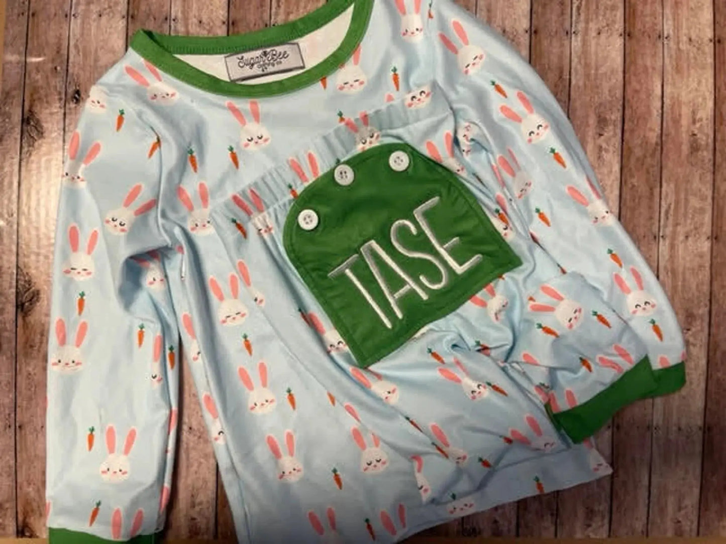 Sugarbee Blanks Unisex Easter Bunny - Buttflap Pajamas Sugarbee Blanks