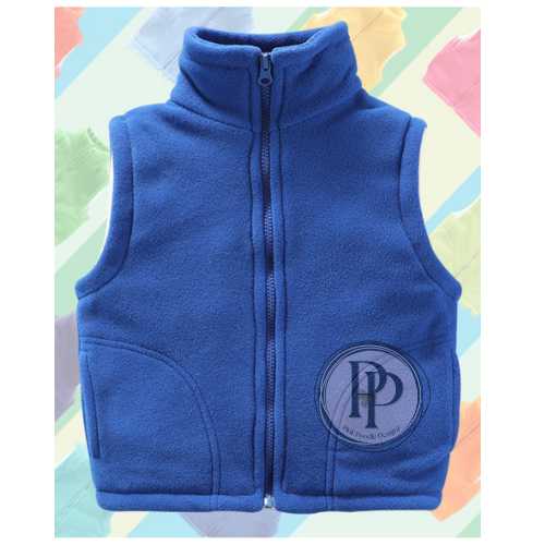 Toddler Polar Fleece Unisex High Quality Vest Pink Poodle Designz