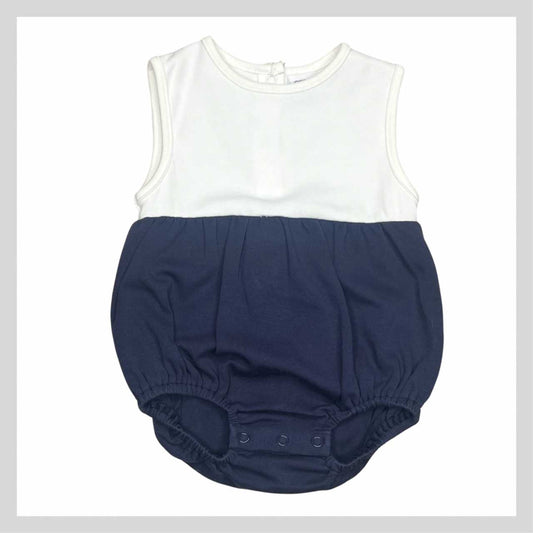 UNISEX NAVY AND WHITE BUBBLE Sew Sweet Blanks