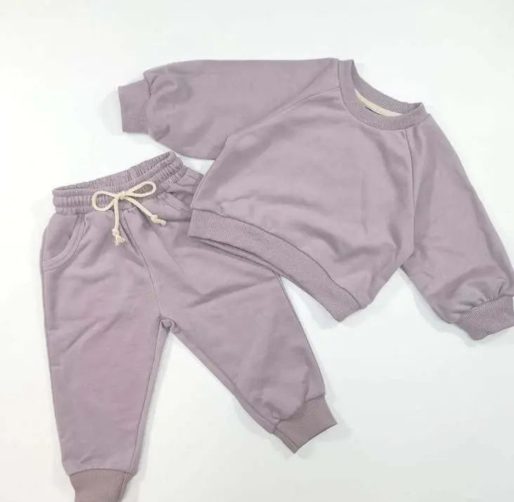 Unisex 2-Piece Set Hoodie Jogger Pants Set Pink Poodle Designz