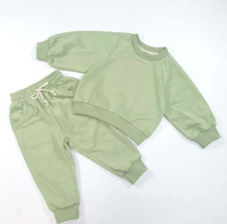 Unisex 2-Piece Set Hoodie Jogger Pants Set Pink Poodle Designz