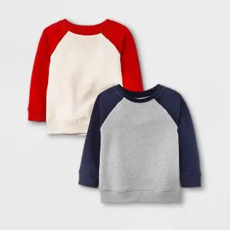 Wholesale Toddler Boys' Fleece Crew Neck Pullover Sweatshirt Cat And Jack