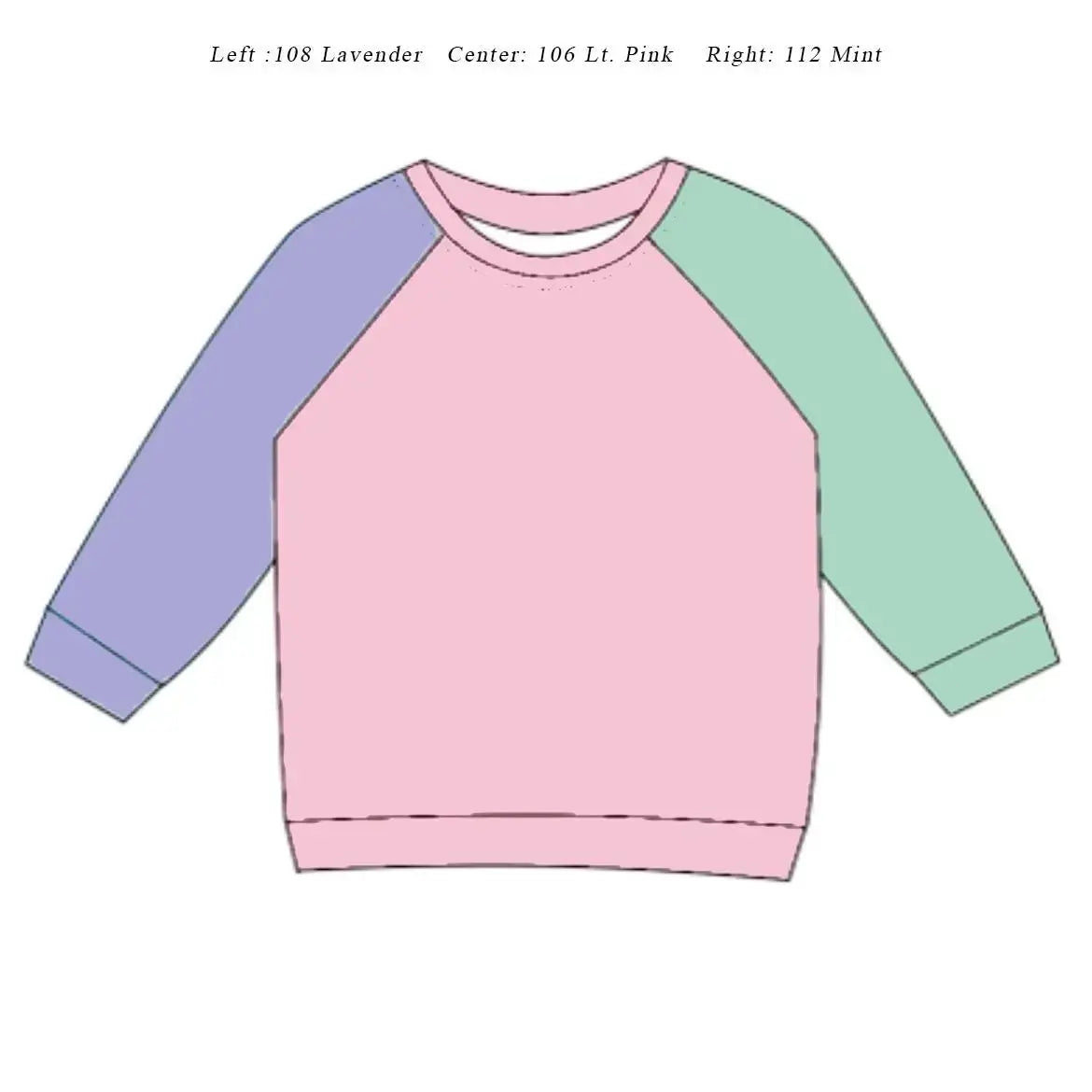 COLORBLOCK SWEATSHIRTS***CLOSING 11/13 Pink Poodle Designz