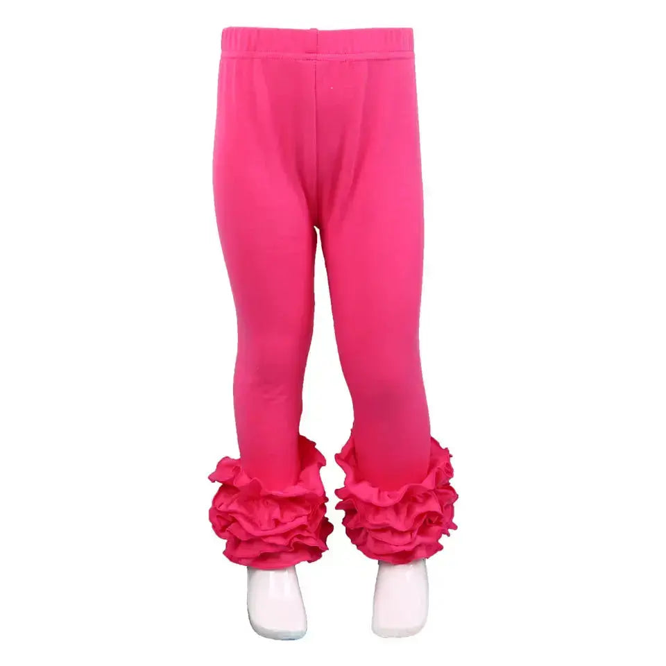 PREORDER Girls Ruffle Leggings- CLOSING 11/18 Pink Poodle Designz