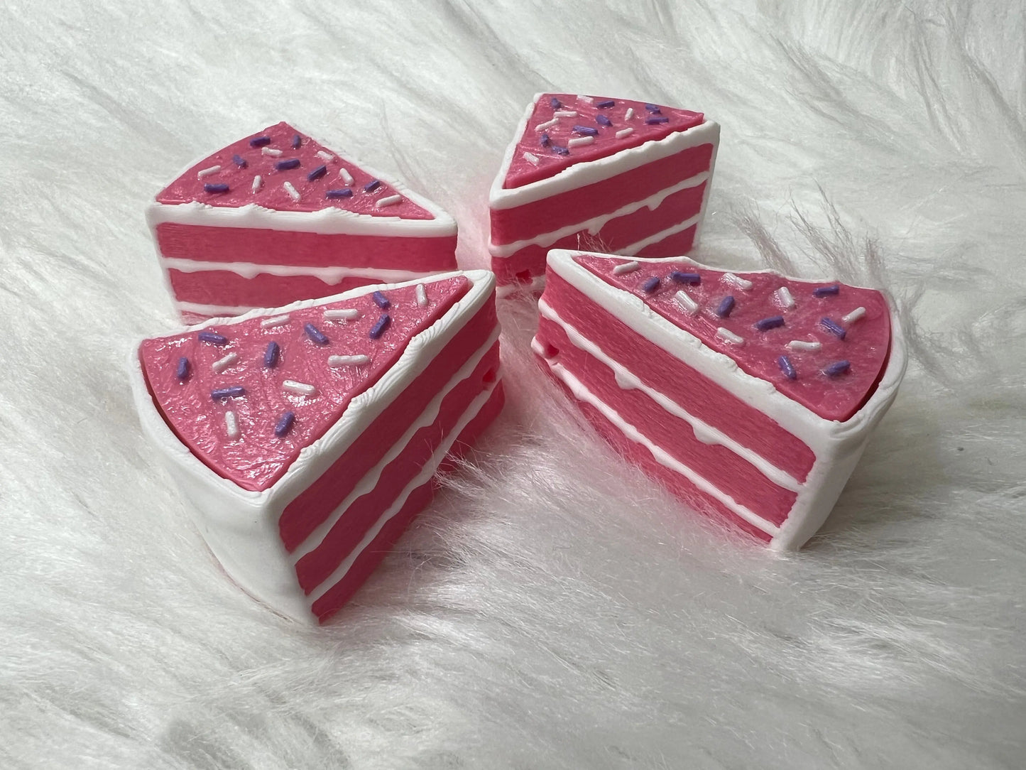 3D Cake Fidget Clicker (Clickify 3D) Pink Poodle Designz