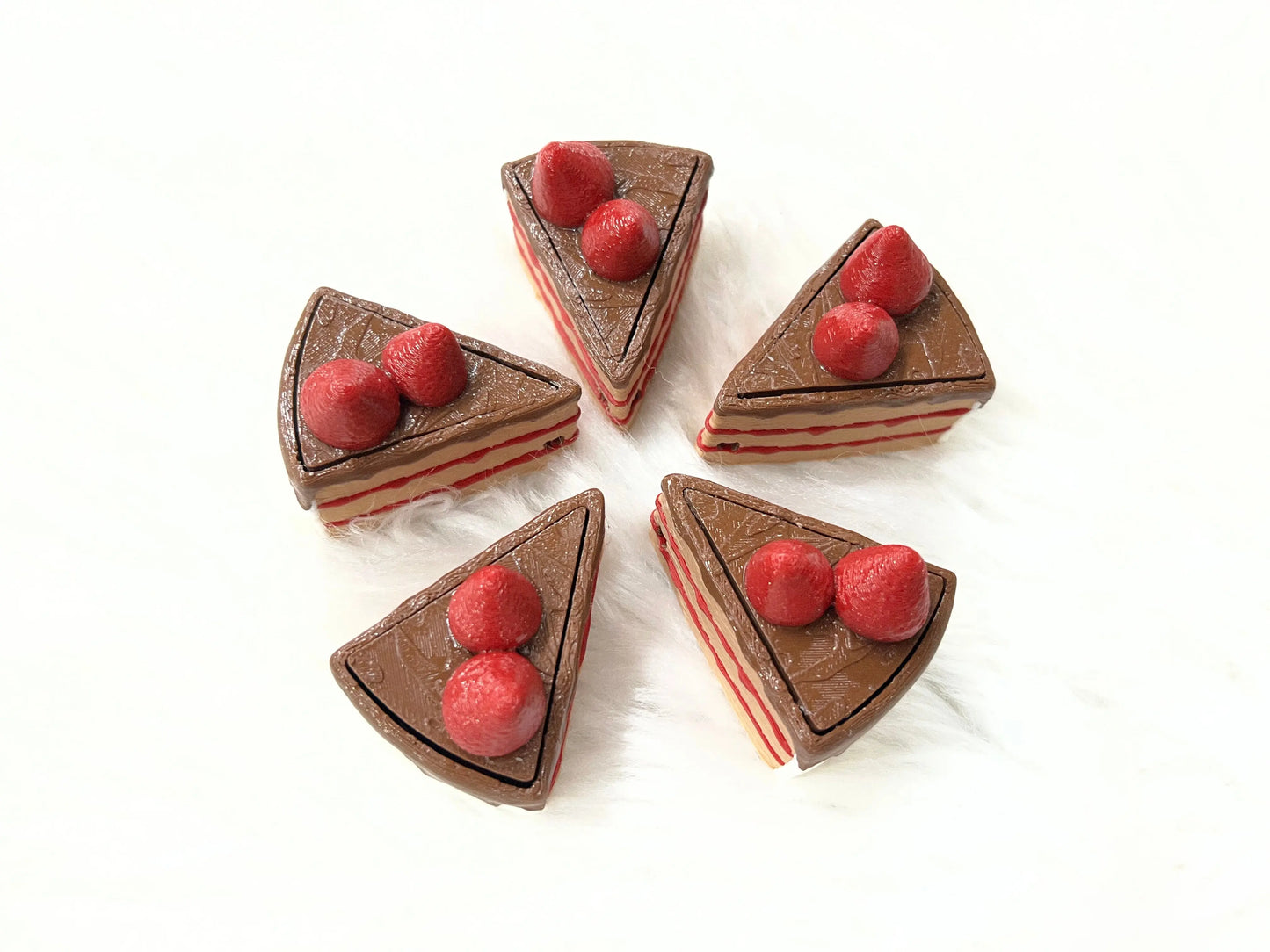 3D Cake Fidget Clicker (Clickify 3D) Pink Poodle Designz