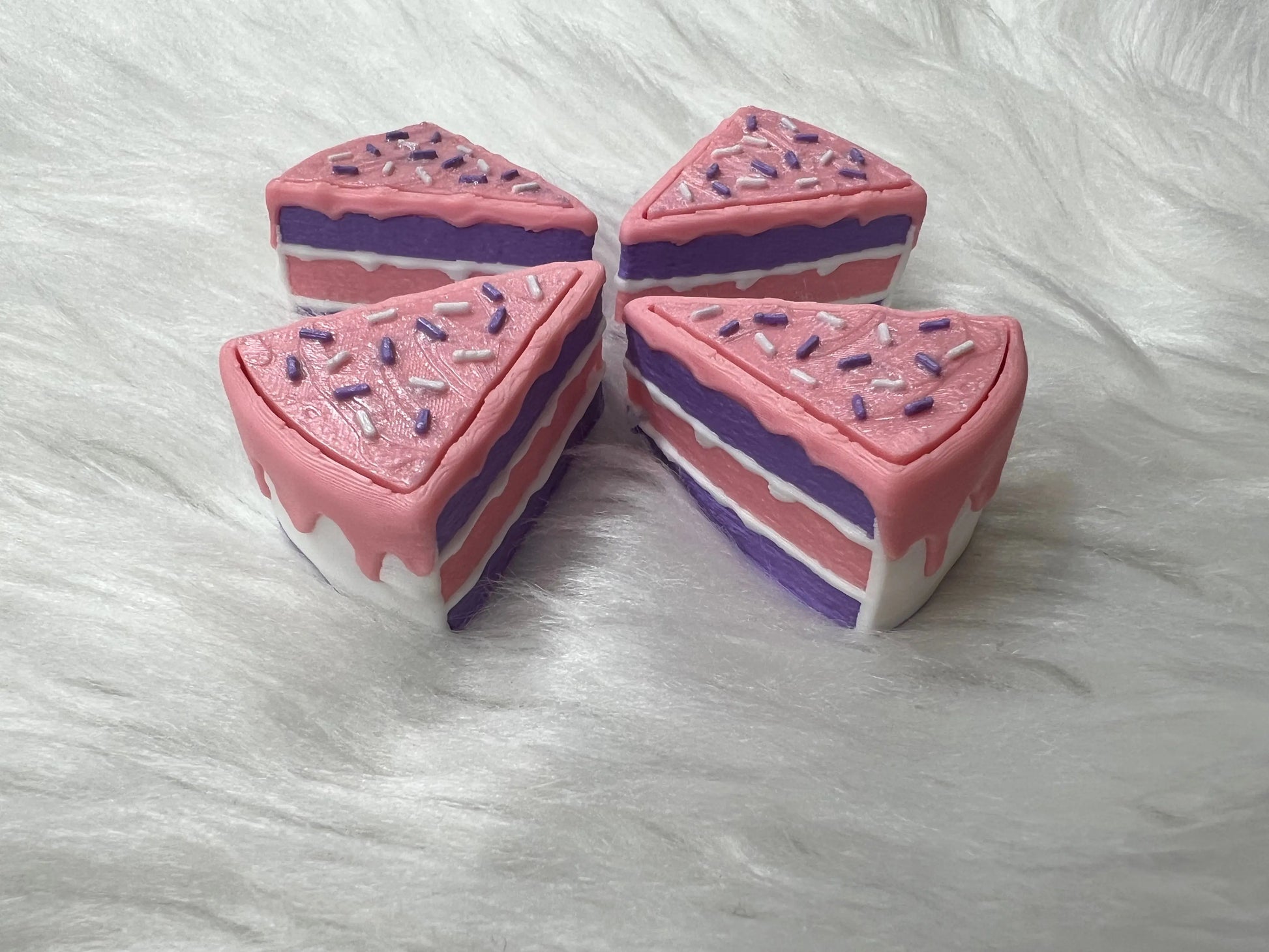 3D Cake Fidget Clicker (Clickify 3D) Pink Poodle Designz