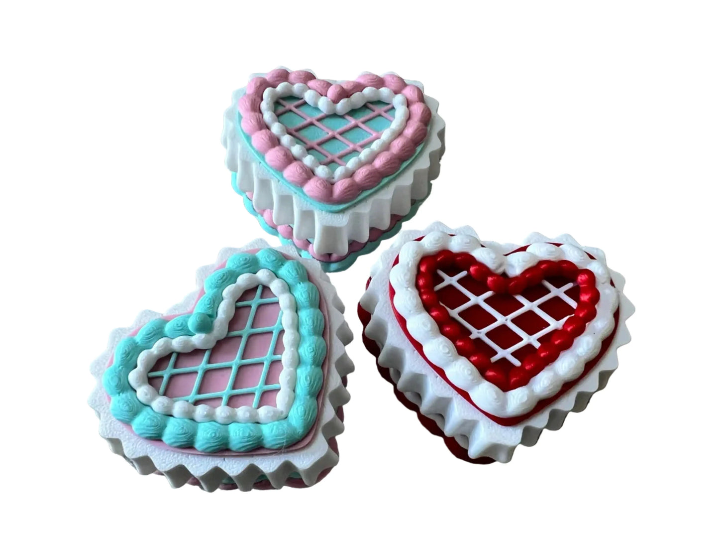 3D Fancy Trinket Boxes Pink Poodle Designz