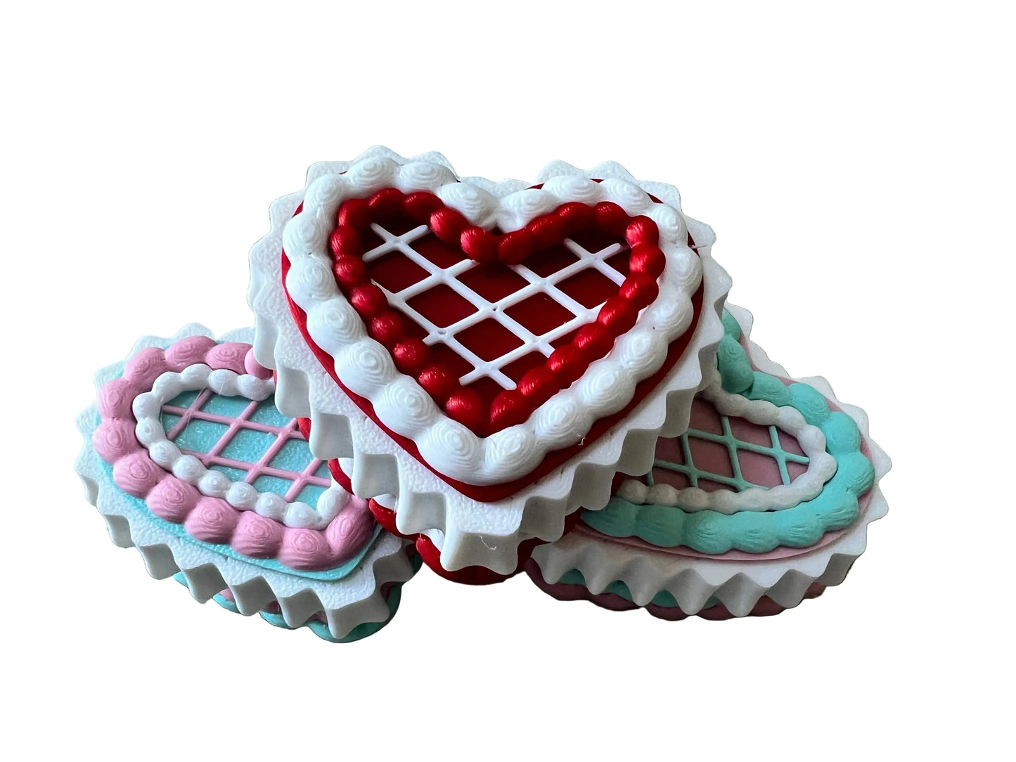 3D Fancy Trinket Boxes Pink Poodle Designz