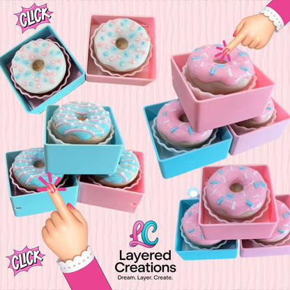 3D Printed Donut Clickers (Clickify 3D) Pink Poodle Designz